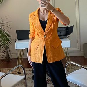 Nanette Lepore orange blazer
